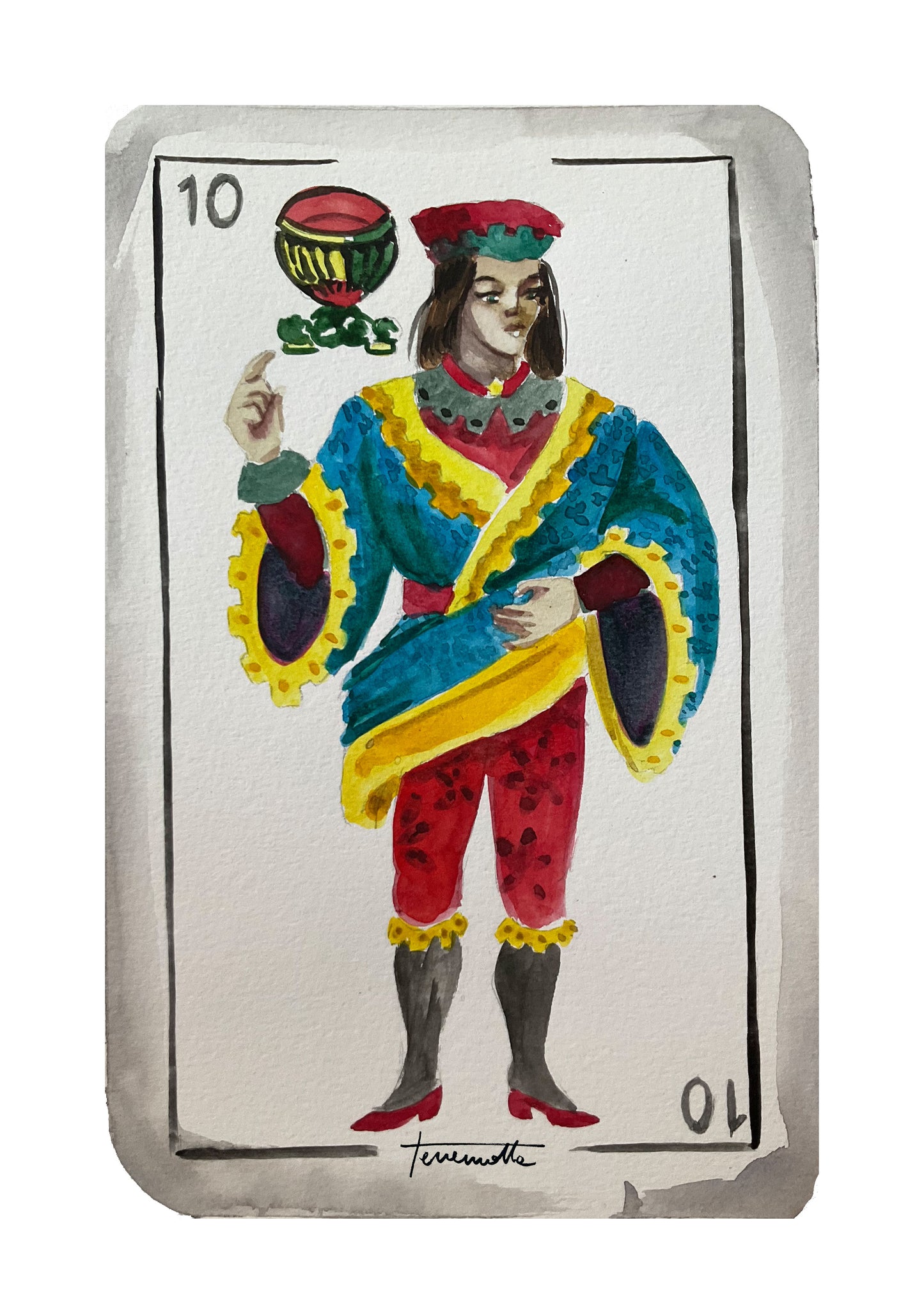 Lámina Sota de Copas