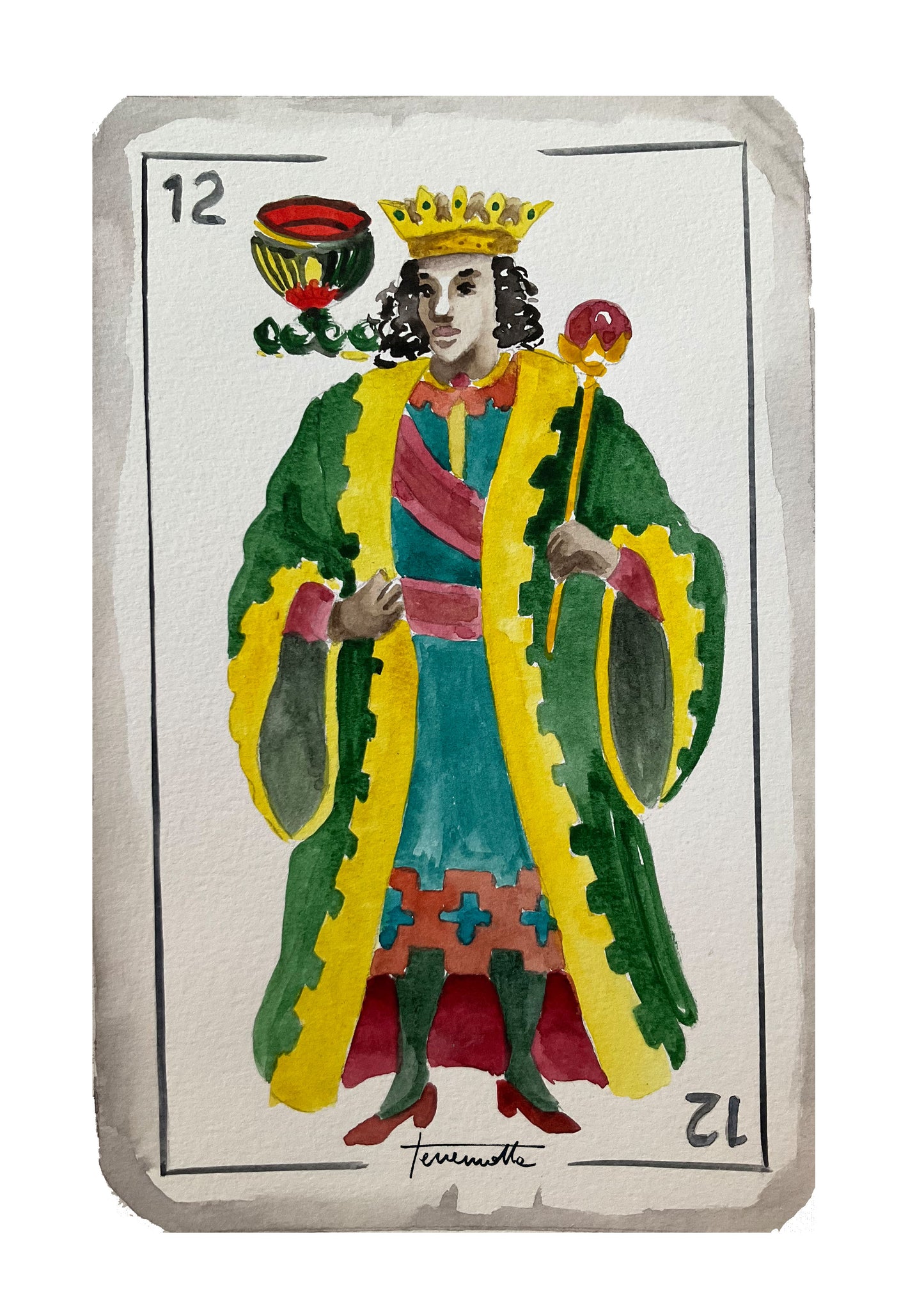Lámina Rey de Copas