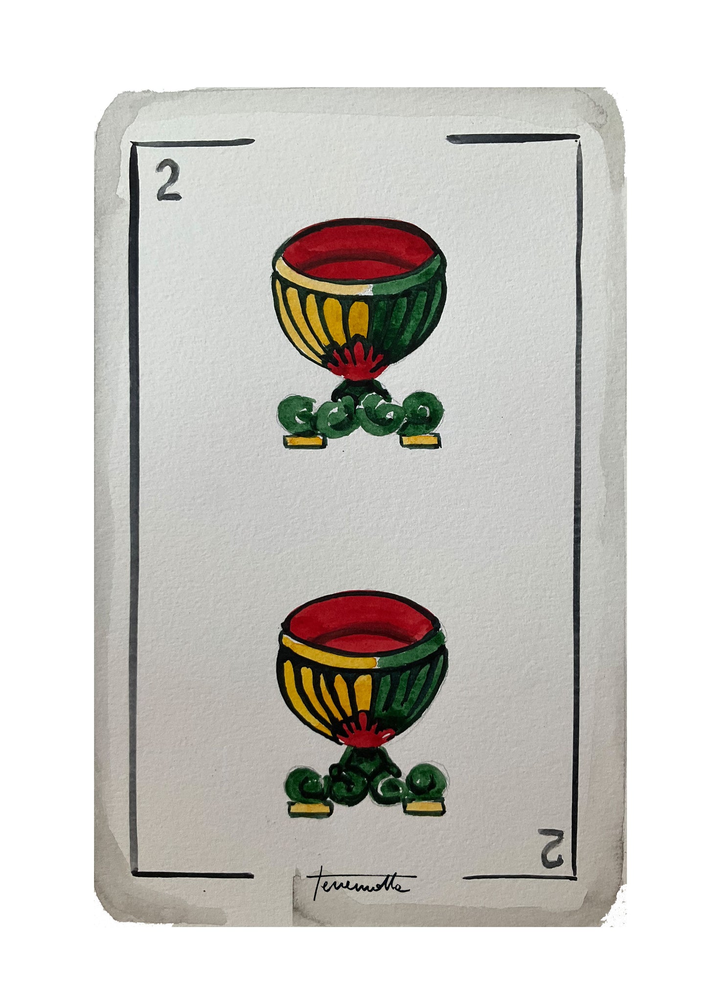 Lámina Dos de Copas