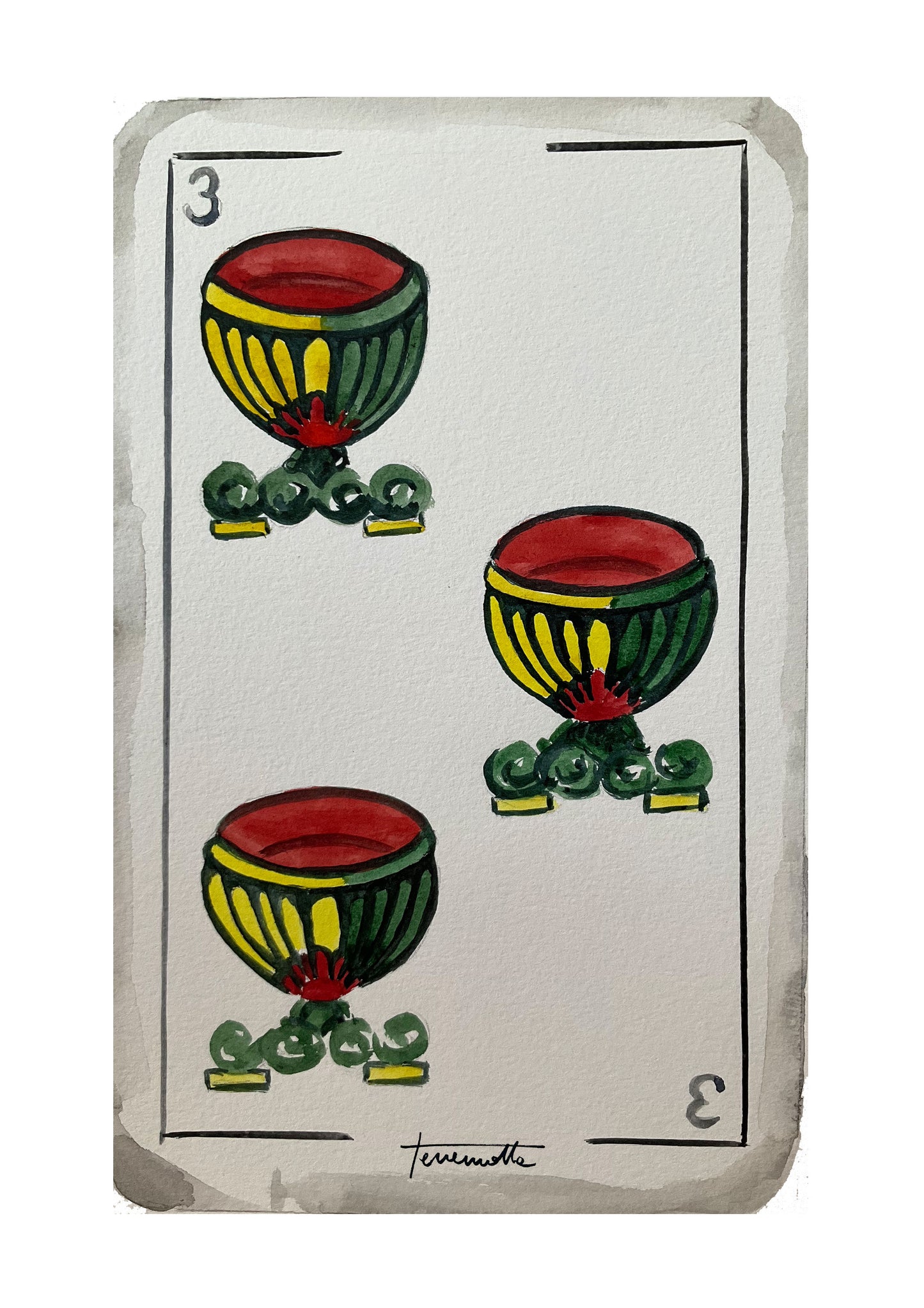 Lámina Tres de Copas