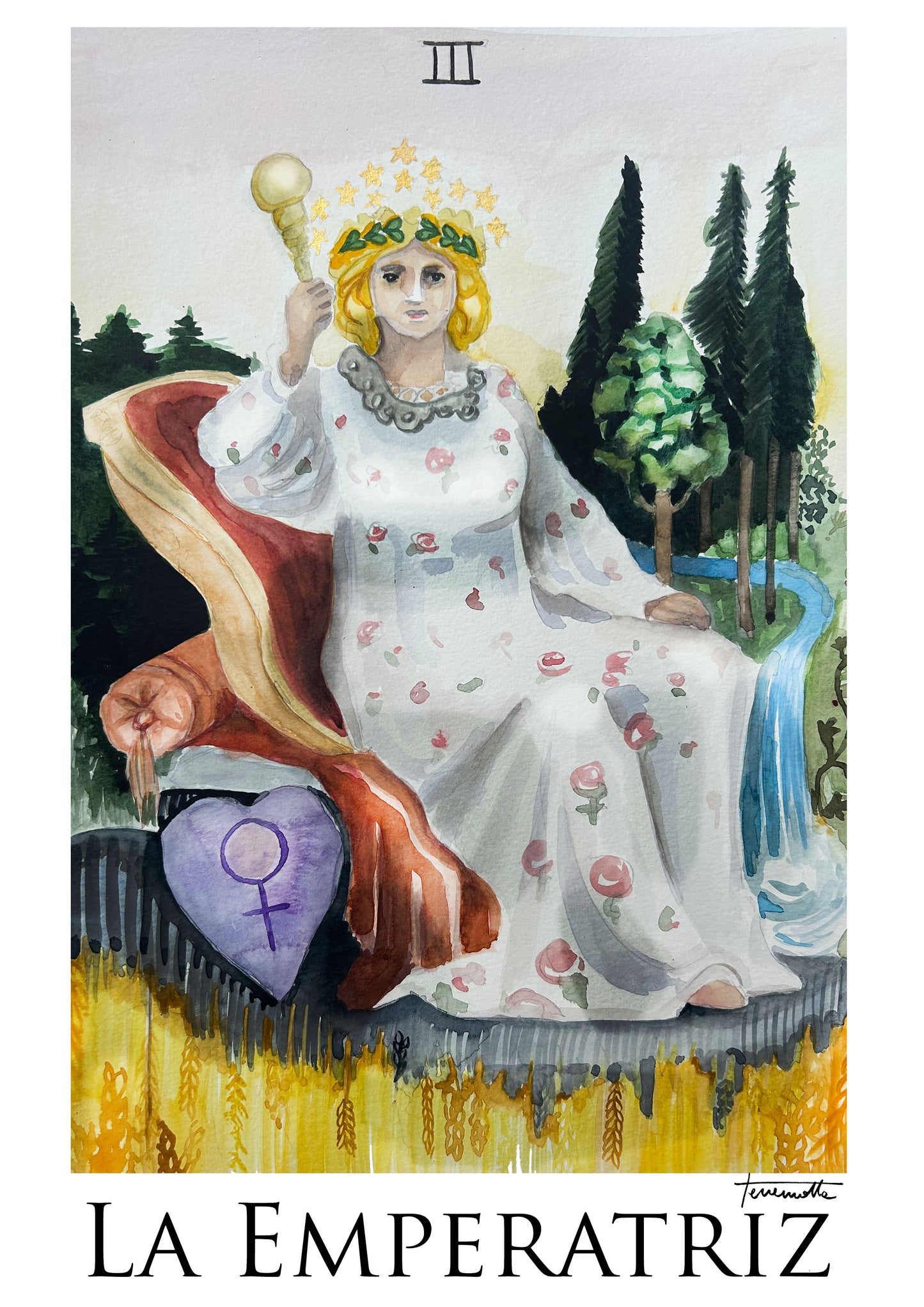 Lámina de La Emperatriz