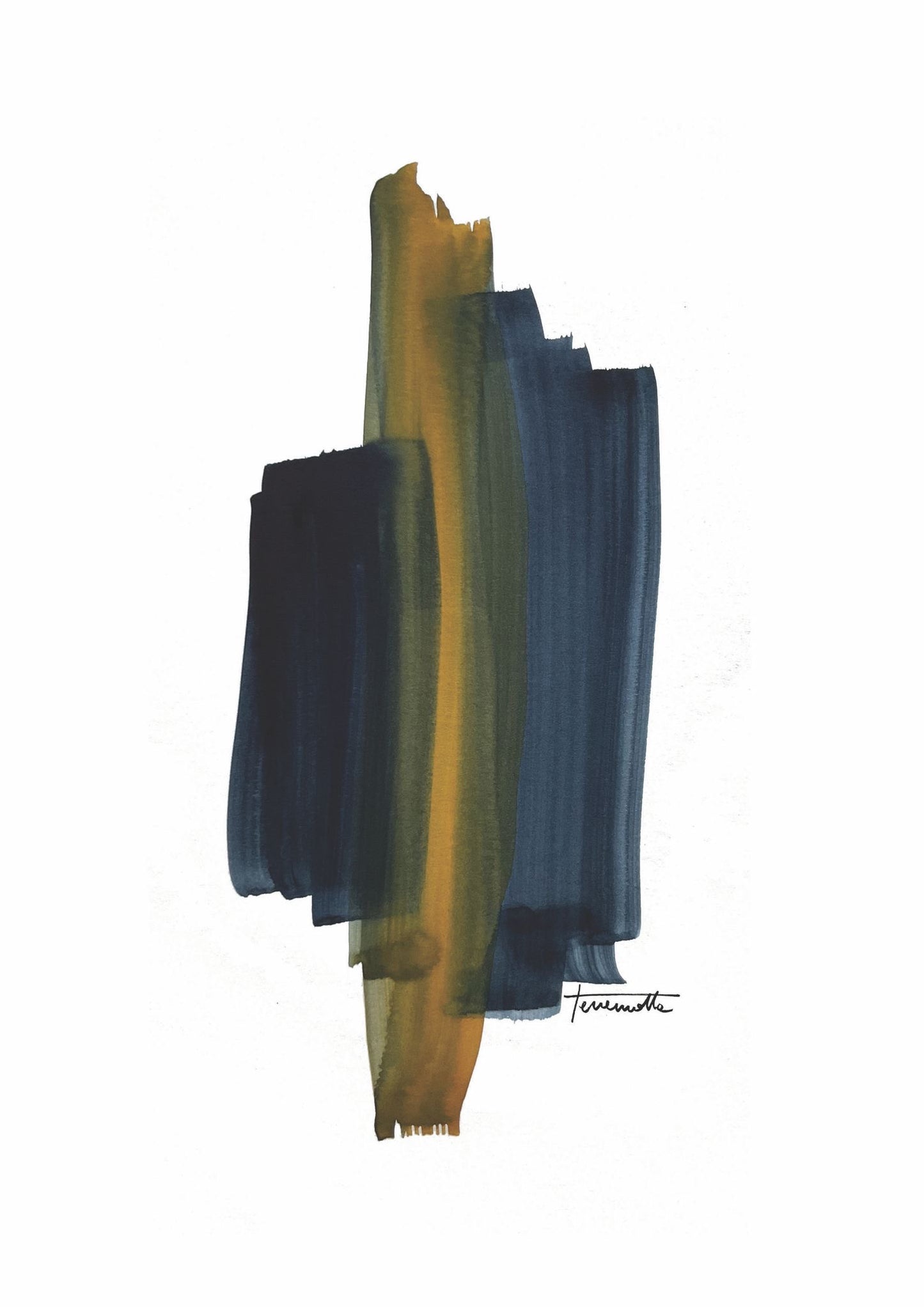 Lámina Azul y Amarillo Degradado