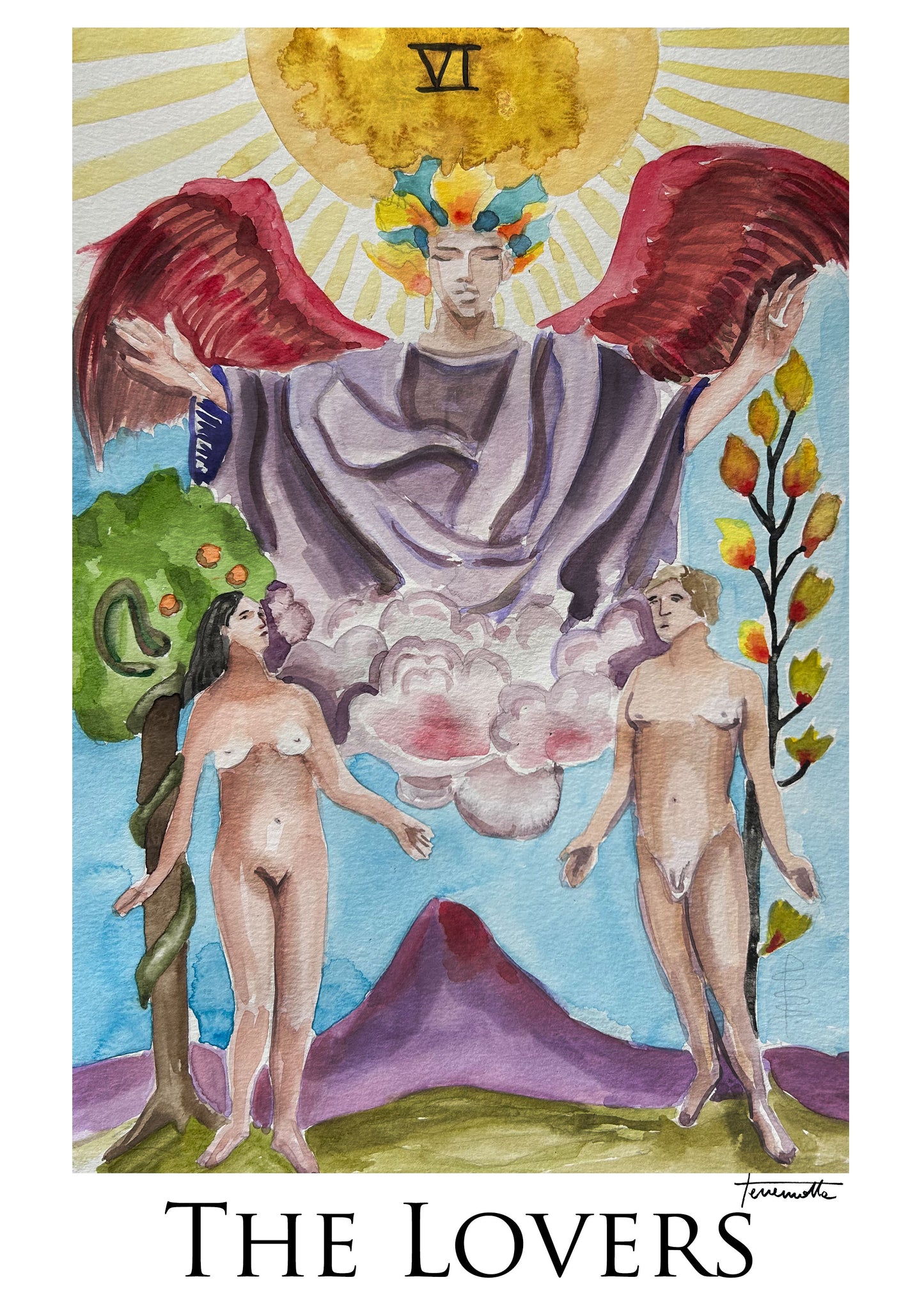 Lámina Los Amantes