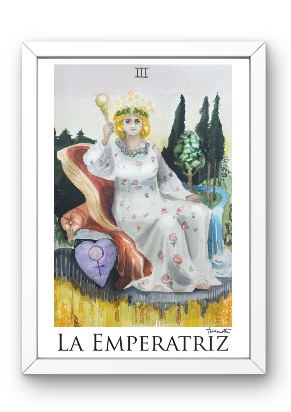 Lámina de La Emperatriz