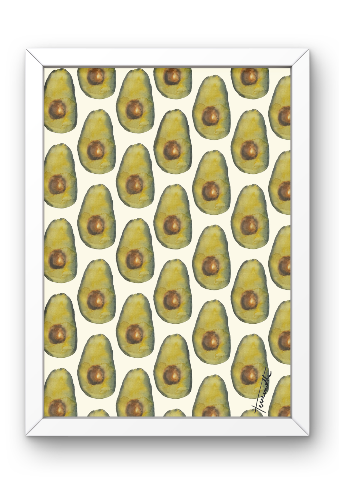 Lámina de Aguacates Pequeños