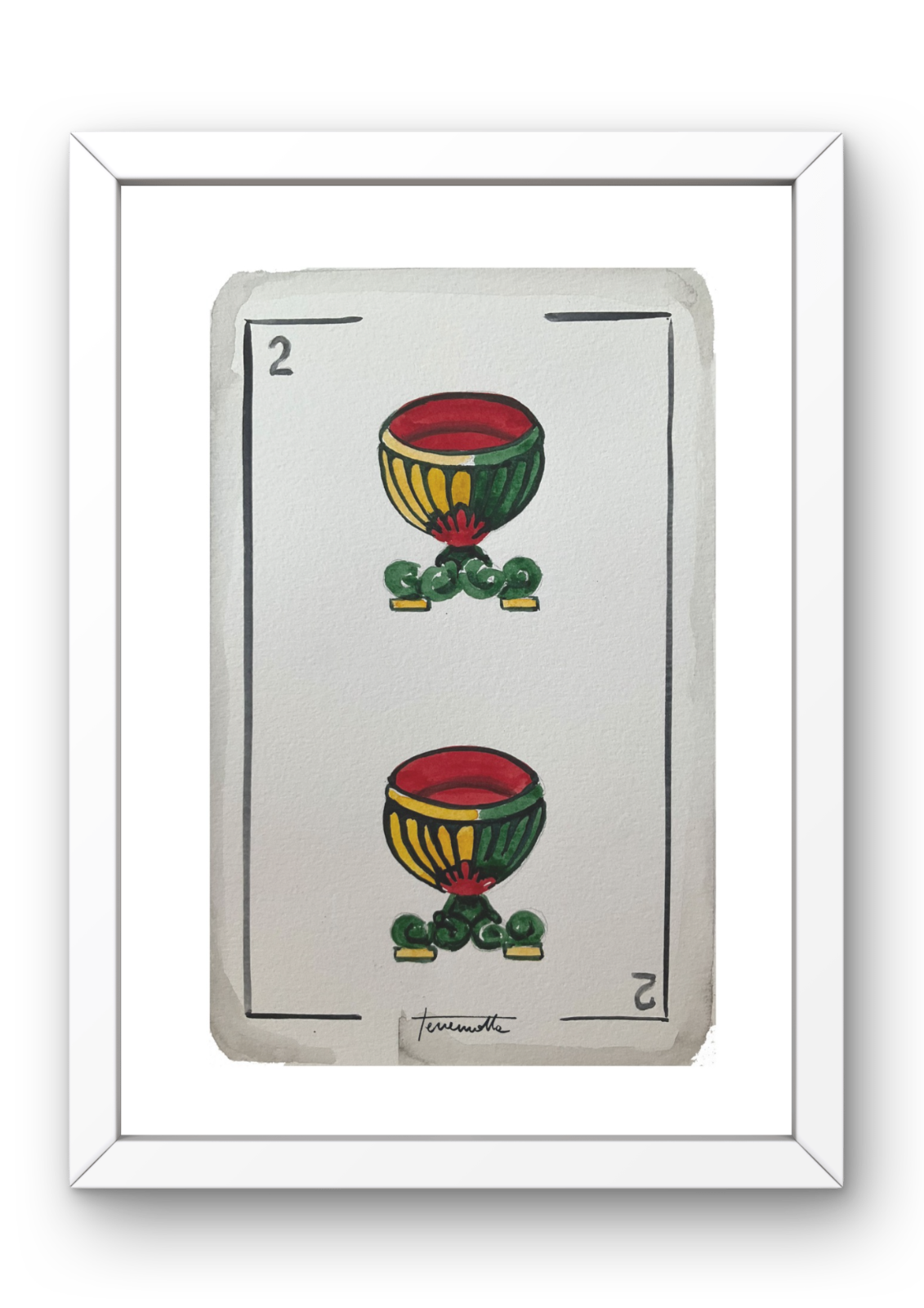 Lámina Dos de Copas