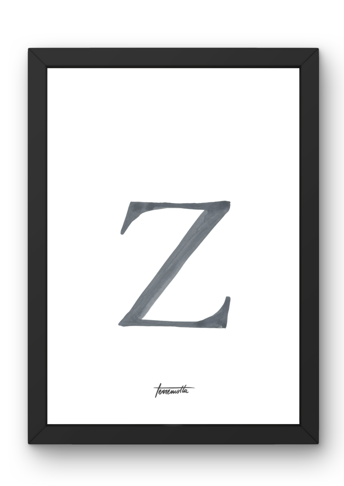 Lámina letra Z