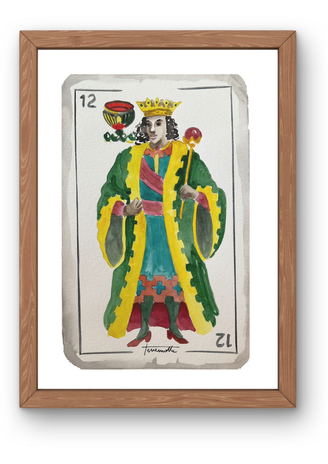 Lámina Rey de Copas
