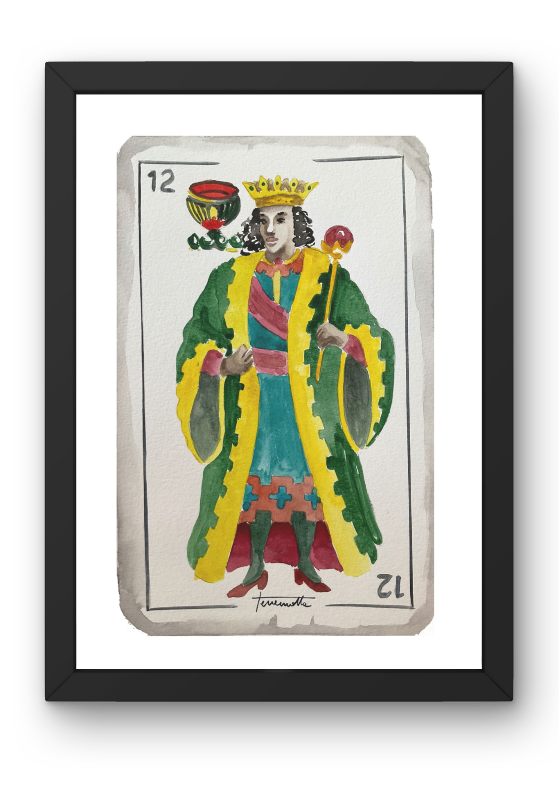 Lámina Rey de Copas