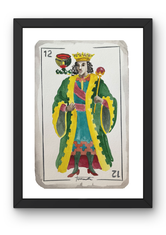 Lámina Rey de Copas