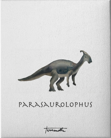 Lámina infantil Parasaululophus