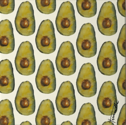 Lámina de Aguacates Pequeños