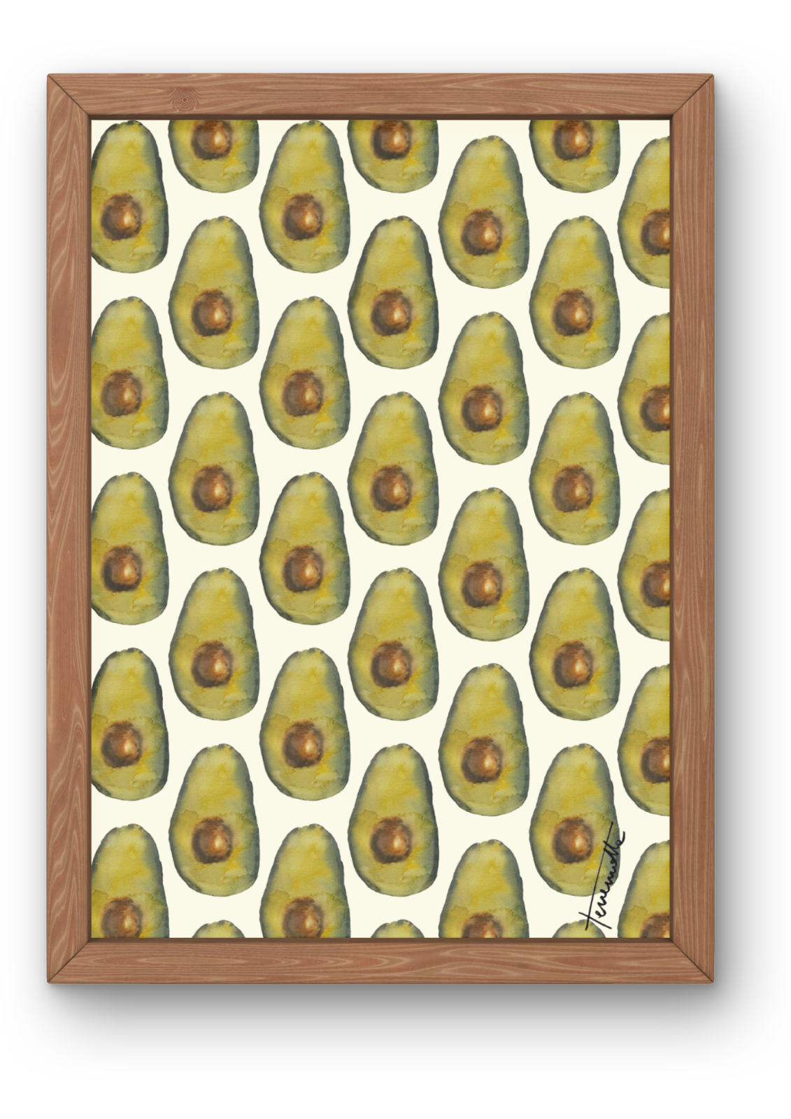 Lámina de Aguacates Pequeños