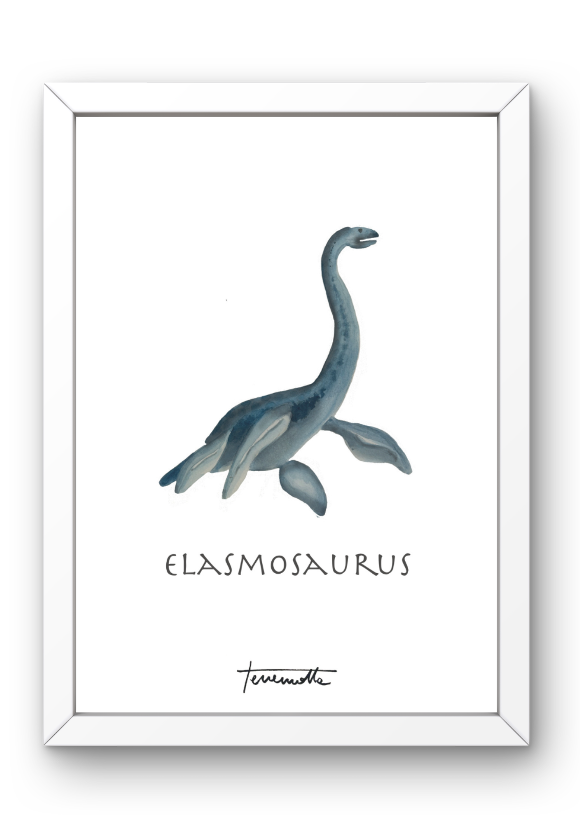 Lámina infantil Elasmosaurus