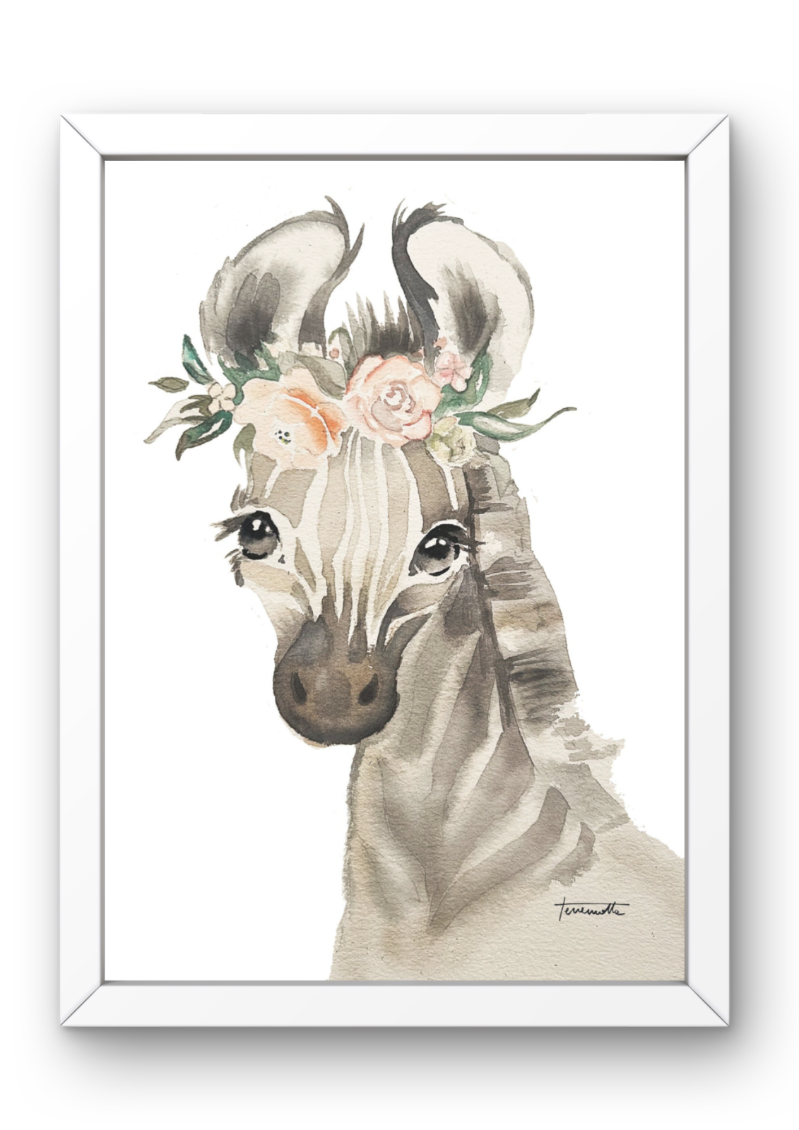 Lámina Infantil de Cebra