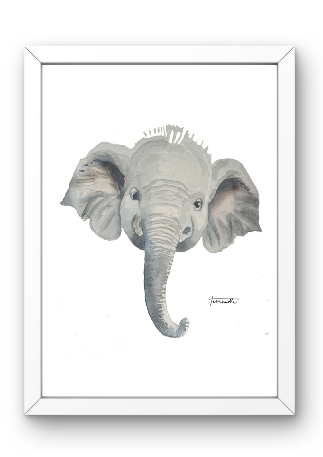 Lámina infantil de elefante