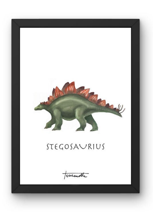 Lámina infantil Stegosaurus