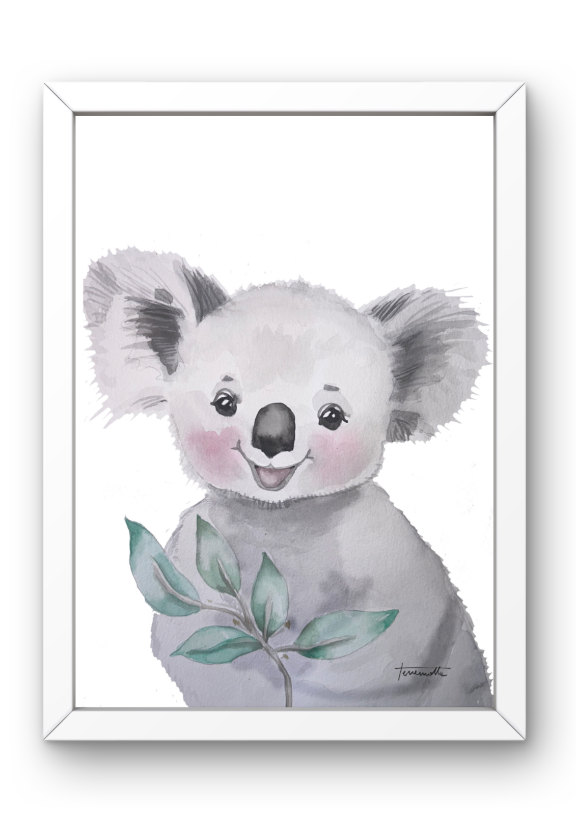 Lámina Infantil de Koala