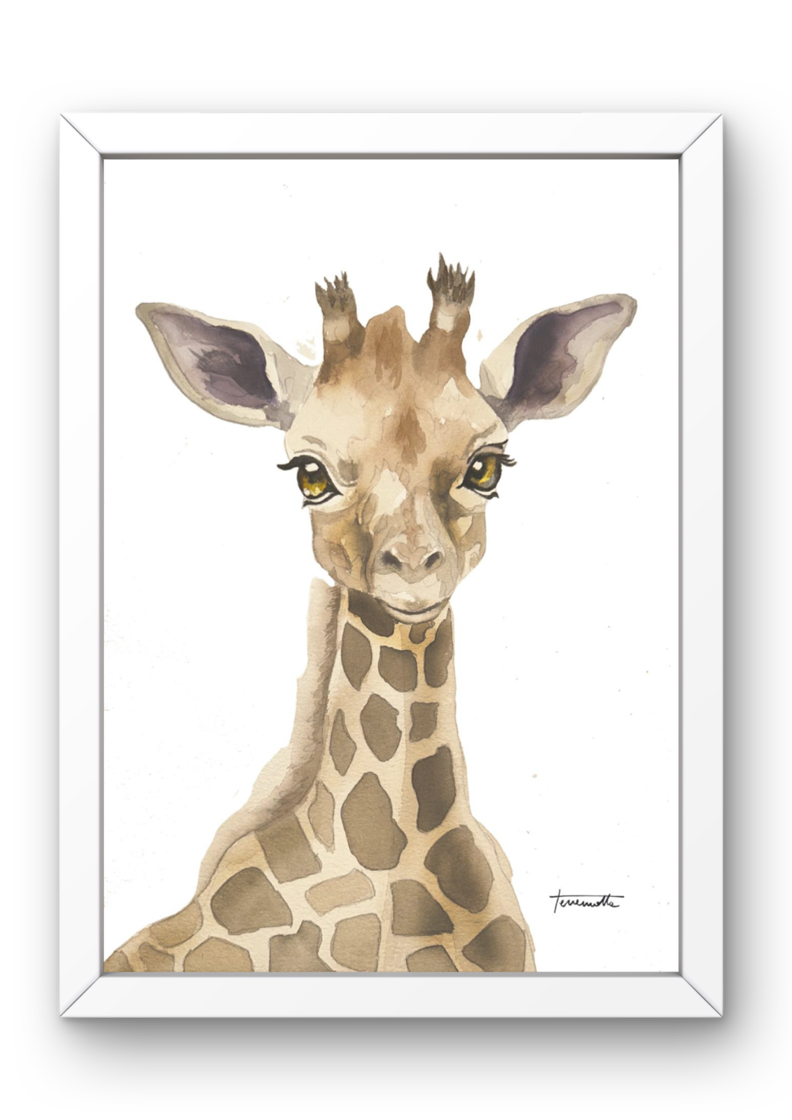 Lámina Infantil de Jirafa