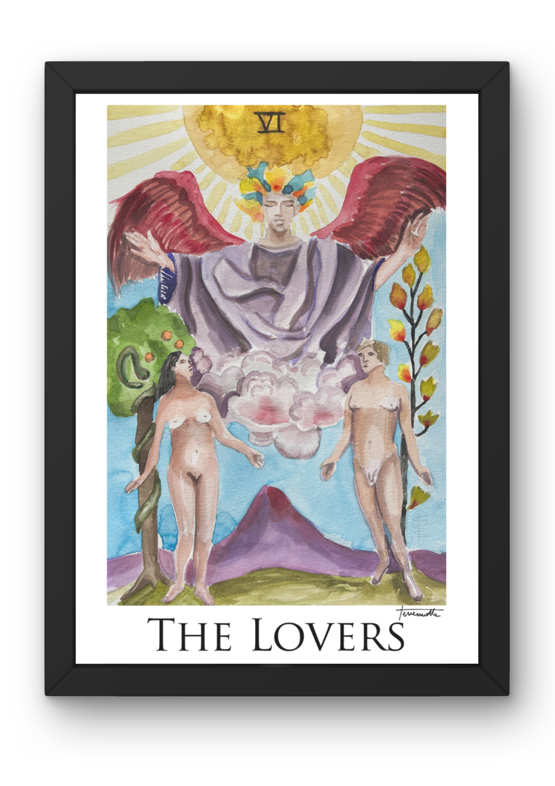 Lámina Los Amantes