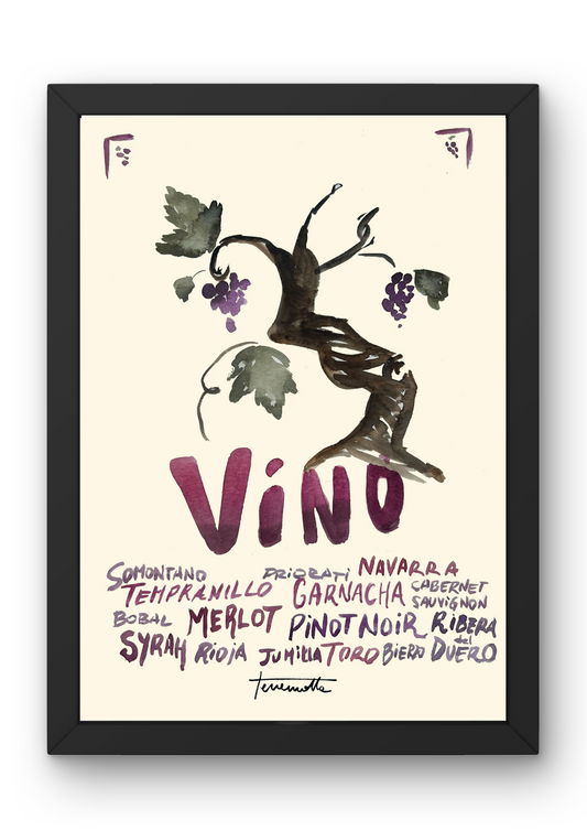 Lámina Cepa de Vino