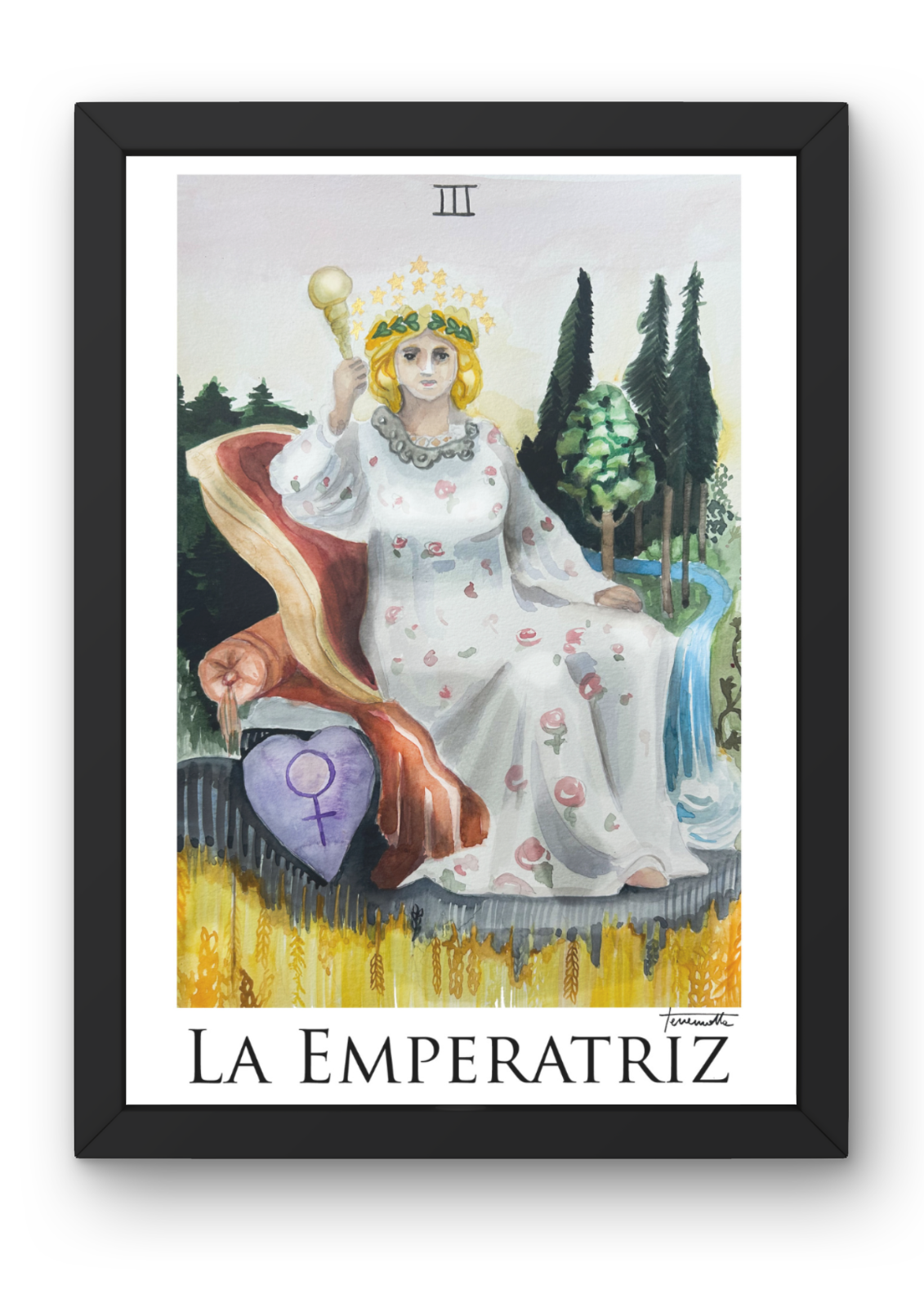 Lámina de La Emperatriz