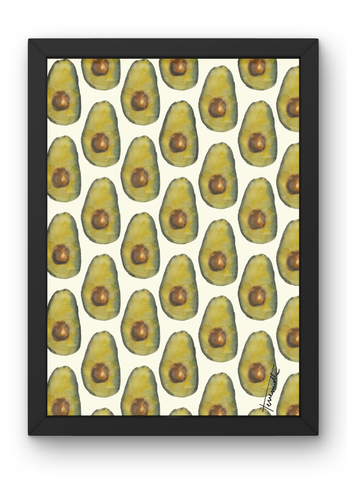 Lámina de Aguacates Pequeños