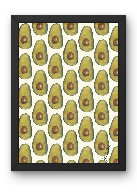 Lámina de Aguacates Pequeños