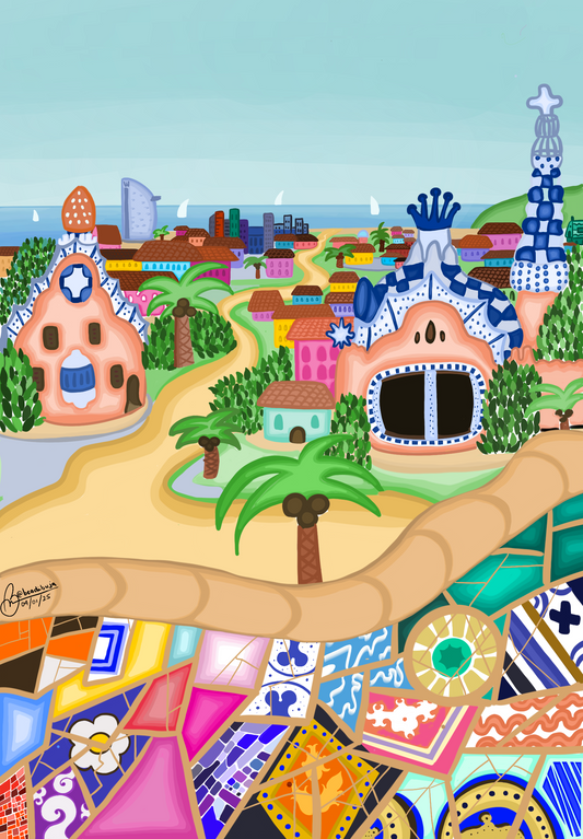 Lámina Park Güell