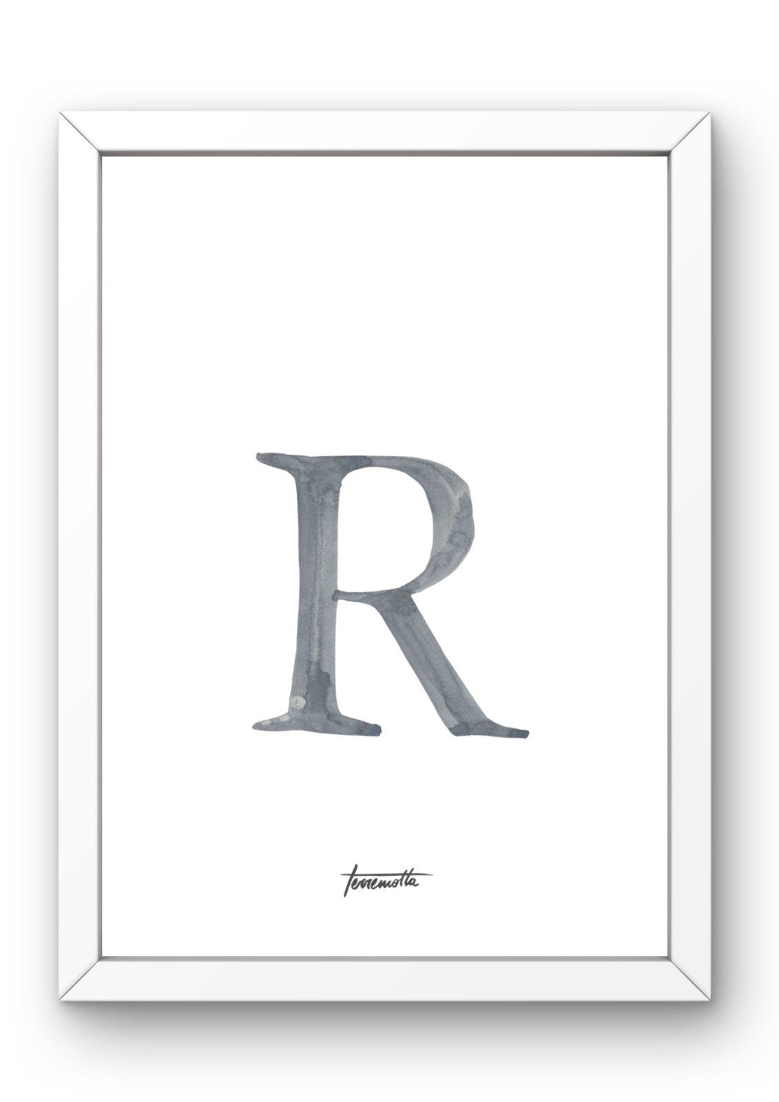 Lámina letra R