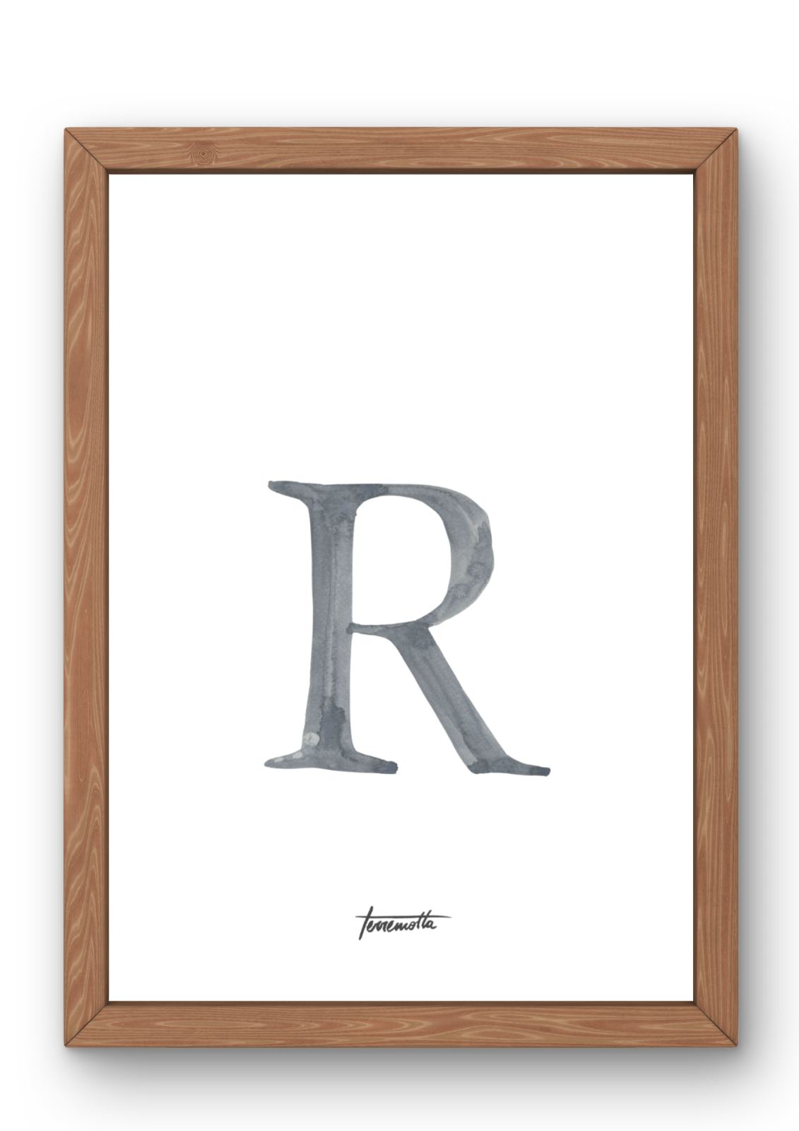 Lámina letra R