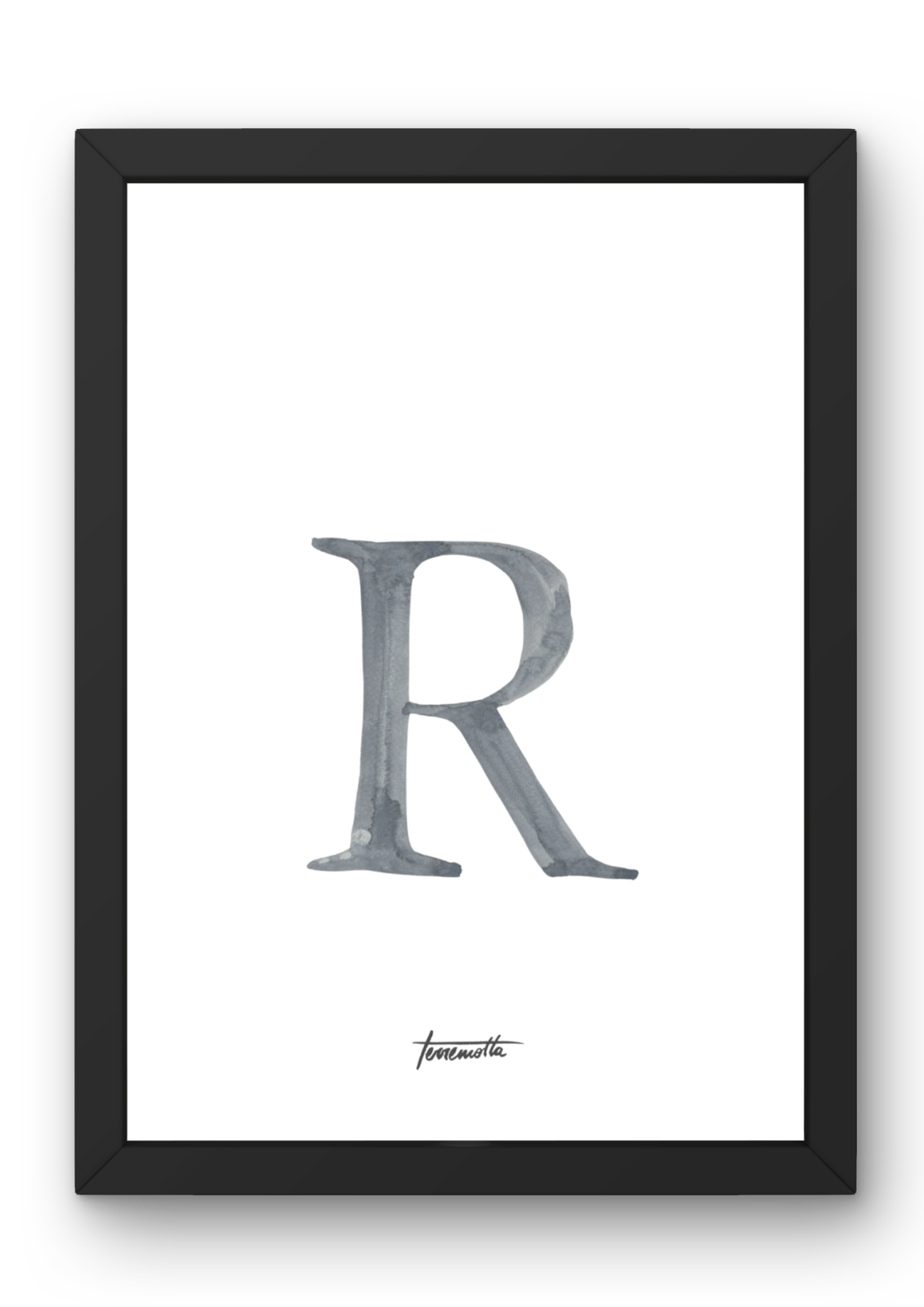 Lámina letra R