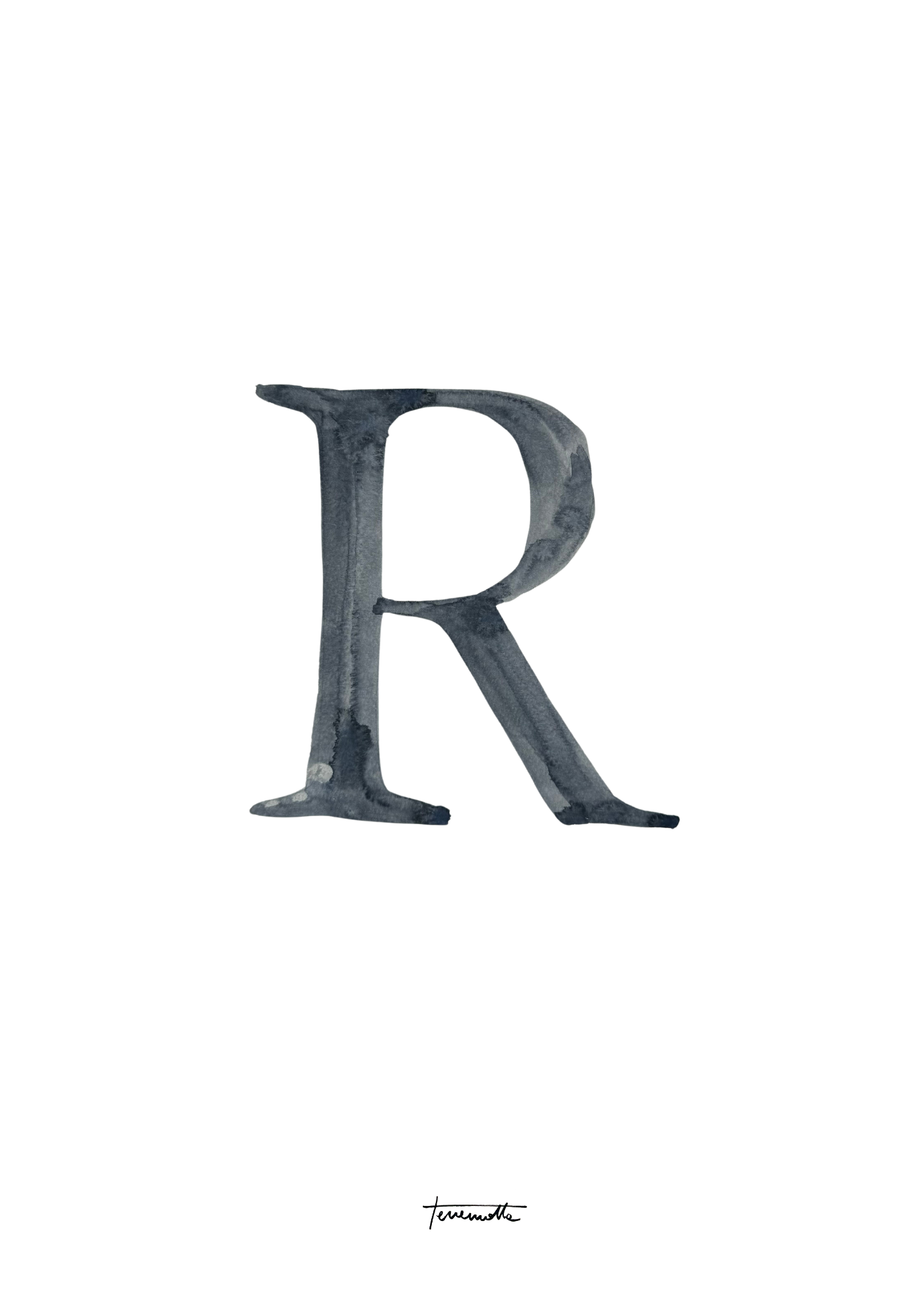 Lámina letra R