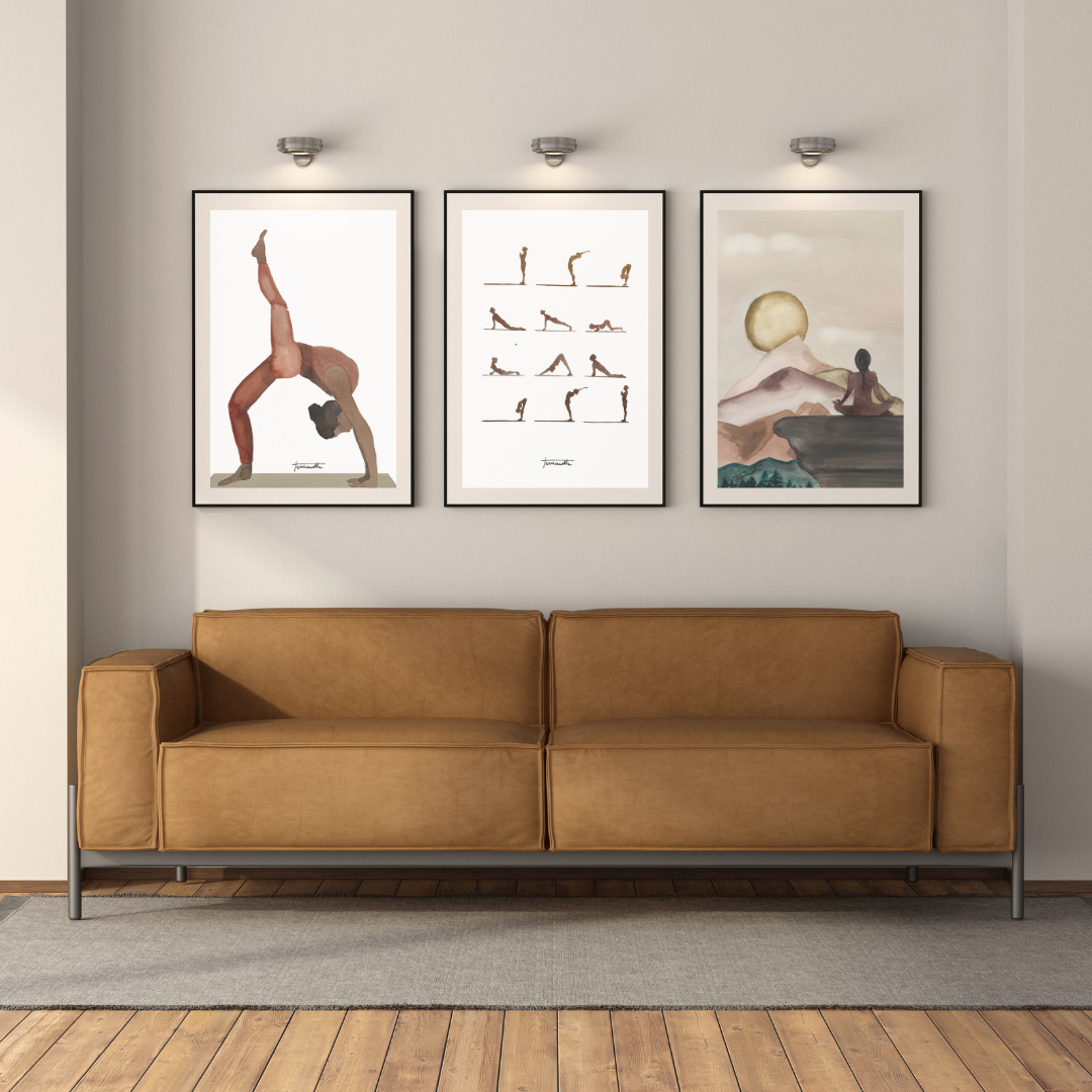 Pack de 3 Láminas de Yoga