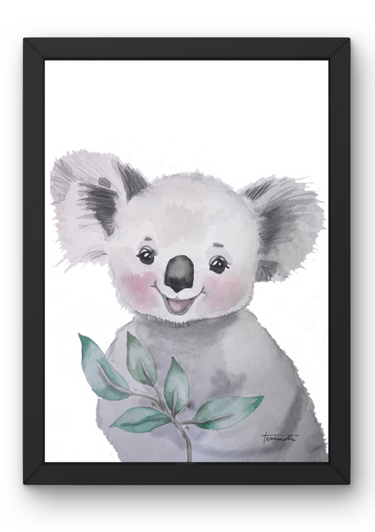 Lámina Infantil de Koala