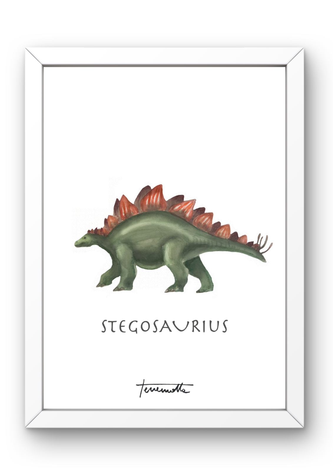 Lámina infantil Stegosaurus