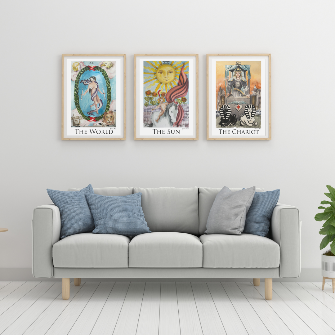 Pack de 3 Láminas Tarot