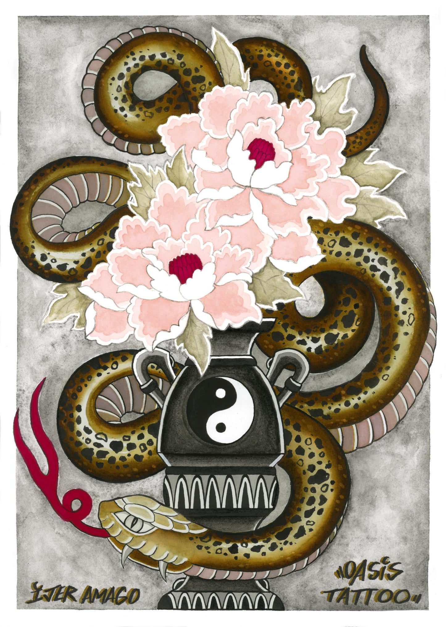 Lámina Yin y Yang