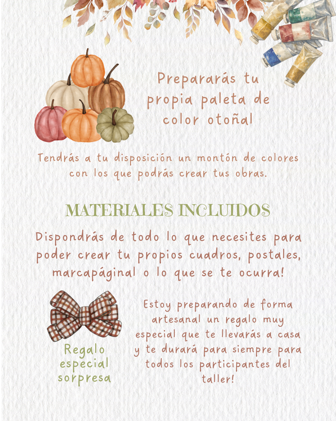 Taller de Acuarela de Otoño