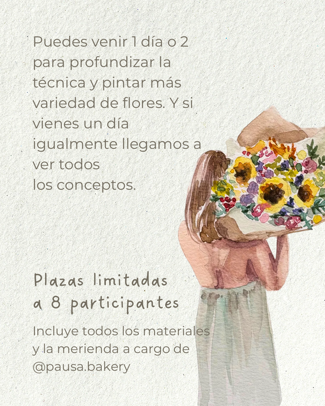 Taller de Flores en una floristería
