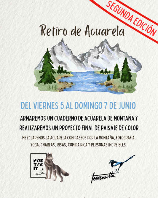 Retiro de Acuarela (SEGUNDA EDICION)